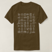  camera t-shirt (Design voorkant)