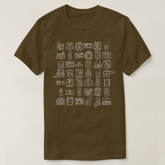  camera t-shirt (Design voorkant)
