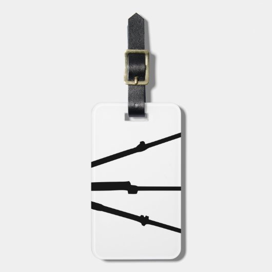 Camera Tripod Bagagelabel (Voorkant verticaal)