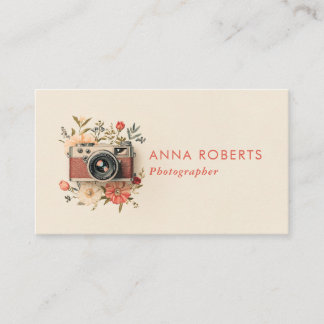 Camera Trouwfotograaf Visitekaartje