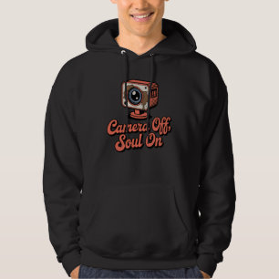 Camera Uit, Ziel Aan Koffie Remote Werk Humor Hoodie