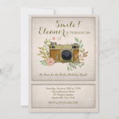  camera-uitnodiging kaart (Voorkant)