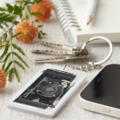 CAMERA USA Vouwen Camera Naam DsAK Sleutelhanger (Voorkant Rechts)