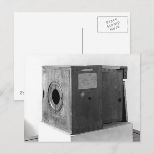 Camera van Joseph Nicephore Niepce, c.1816-22 Briefkaart (Voorkant / Achterkant)