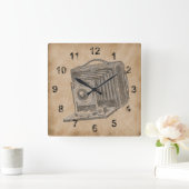  camera vierkante klok (Huis)