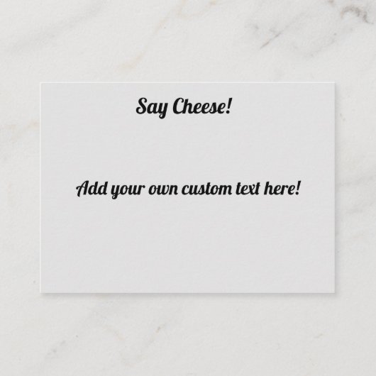  camera visitekaartje (Achterkant)