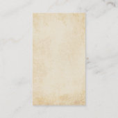 camera visitekaartje (Achterkant)