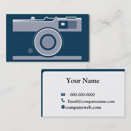 Camera Visitekaartje (Voorkant / Achterkant)