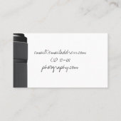 Camera Visitekaartje (Achterkant)