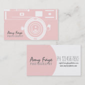 Camera-Visitekaartjes | Fotografie Visitekaartje (Voorkant / Achterkant)
