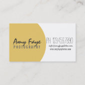 Camera-Visitekaartjes | Fotografie Visitekaartje (Achterkant)