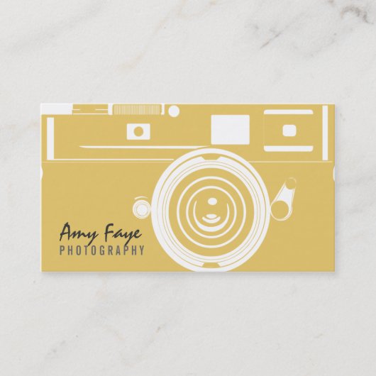 Camera-Visitekaartjes | Fotografie Visitekaartje (Voorkant)