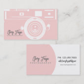 Camera-Visitekaartjes | Fotografie Visitekaartje (Voorkant / Achterkant)