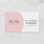 Camera-Visitekaartjes | Fotografie Visitekaartje (Achterkant)