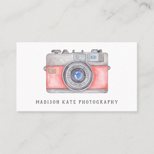 camera-Visitekaartjes Visitekaartje (Voorkant)