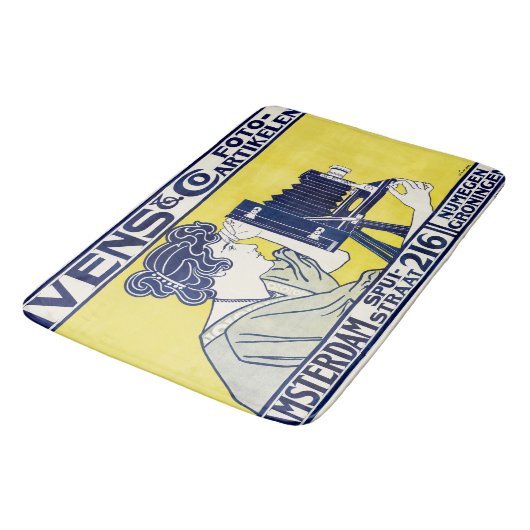 Camera Vrouw, Fotograaf, Van Caspel Badmat (Gekanteld)