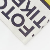 Camera Vrouw, Fotograaf, Van Caspel Fleece Deken (Hoek)