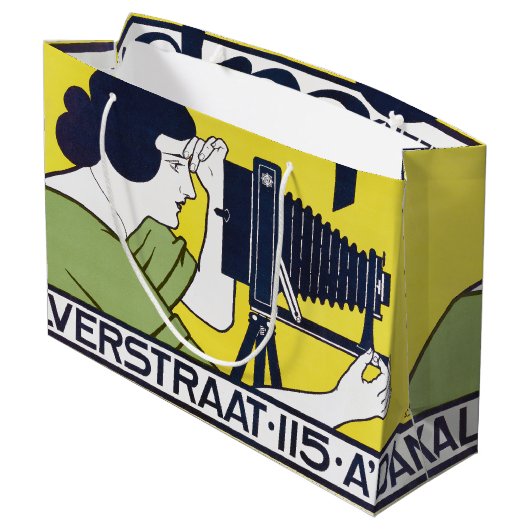 Camera Vrouw, Fotograaf, Van Caspel Groot Cadeauzakje (Achterkant Gekanteld)