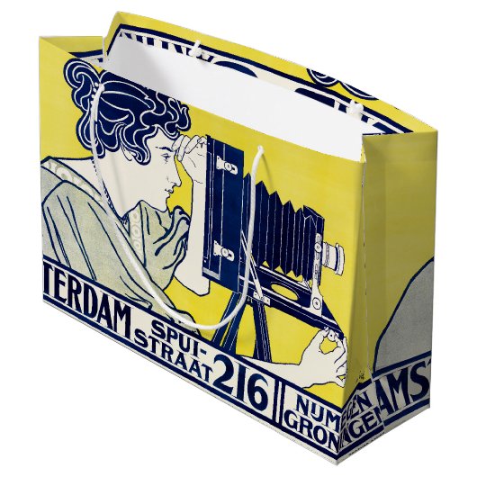 Camera Vrouw, Fotograaf, Van Caspel Groot Cadeauzakje (Achterkant Gekanteld)