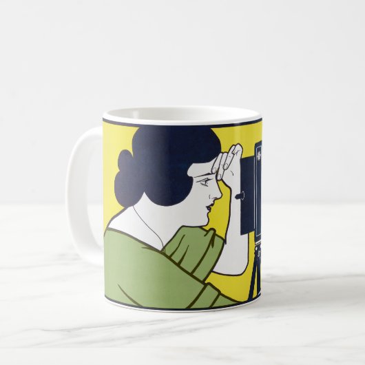 Camera Vrouw, Fotograaf, Van Caspel Koffiemok (Voorkant links)