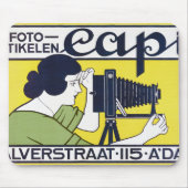 Camera Vrouw, Fotograaf, Van Caspel Muismat (Voorkant)