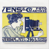 Camera Vrouw, Fotograaf, Van Caspel Muismat (Voorkant)