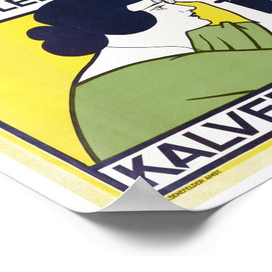 Camera Vrouw, Fotograaf, Van Caspel Poster (Hoek)