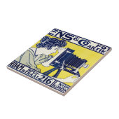 Camera Vrouw, Fotograaf, Van Caspel Tegeltje (Zijkant)