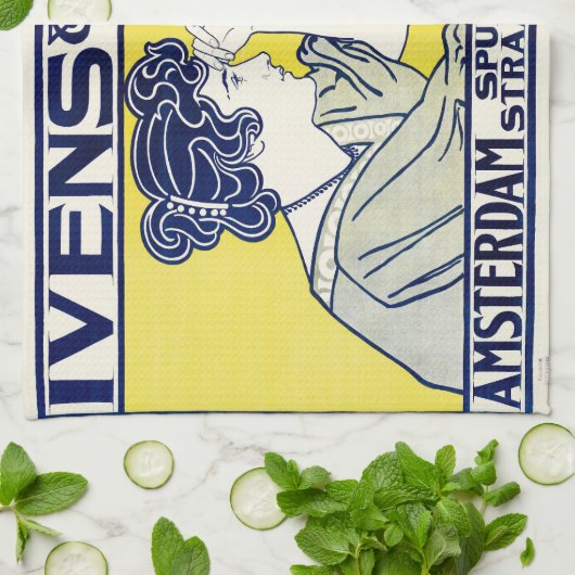 Camera Vrouw, Fotograaf, Van Caspel Theedoek (Gevouwen)