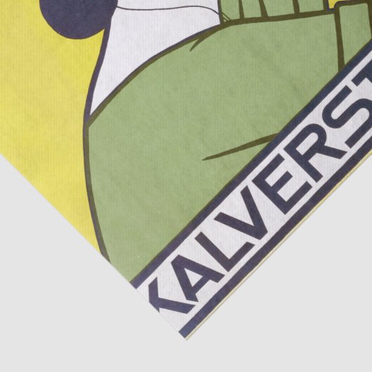 Camera Vrouw, Fotograaf, Van Caspel Tissuepapier (Detail)