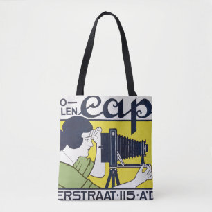 Camera Vrouw, Fotograaf, Van Caspel Tote Bag
