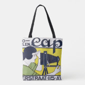 Camera Vrouw, Fotograaf, Van Caspel Tote Bag (Achterkant)