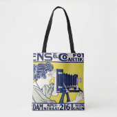 Camera Vrouw, Fotograaf, Van Caspel Tote Bag (Voorkant)