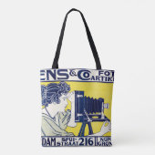 Camera Vrouw, Fotograaf, Van Caspel Tote Bag (Achterkant)