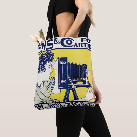 Camera Vrouw, Fotograaf, Van Caspel Tote Bag (Dichtbij)