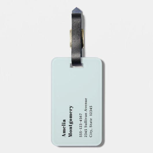 Camera with Flowers Retro Pastel Image Bagagelabel (Achterkant verticaal)