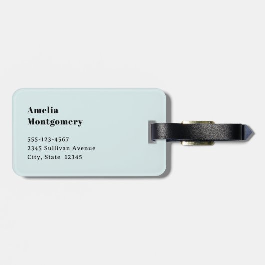 Camera with Flowers Retro Pastel Image Bagagelabel (Achterkant horizontaal)