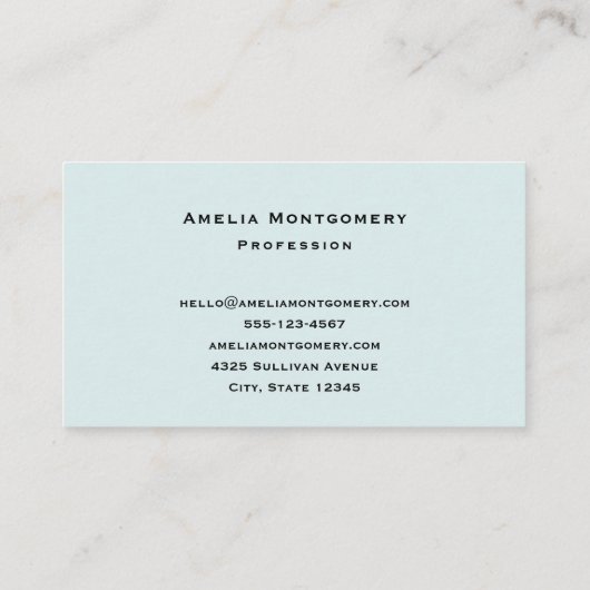 Camera with Flowers Retro Pastel Image Visitekaartje (Achterkant)