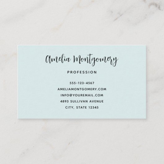 Camera with Flowers Retro Pastel Image Visitekaartje (Achterkant)