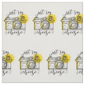 camera zeg gewoon kaas stof (Swatch)