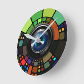 Camera Zoom Lens Wall klok (Hoek)