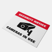 Camerabewaking vloerkenteken deurmat (Schuin)
