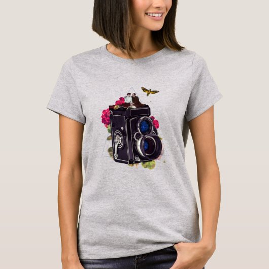 cameracollage t-shirt (Voorkant)