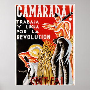 Camerada. kartel [Comrades poster] Poster