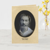 Camerado, ik geef je mijn hand Whitman Wedding Quo Kaart (Gele Bloem)