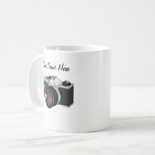  camerafotograaf Custom Wedding Mok (Voorkant links)