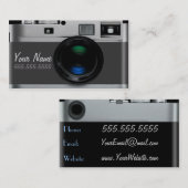 Camerakaart Visitekaartje (Voorkant / Achterkant)