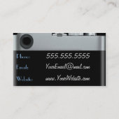 Camerakaart Visitekaartje (Achterkant)