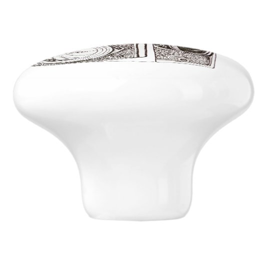 camerakop keramische knop (Zijkant)