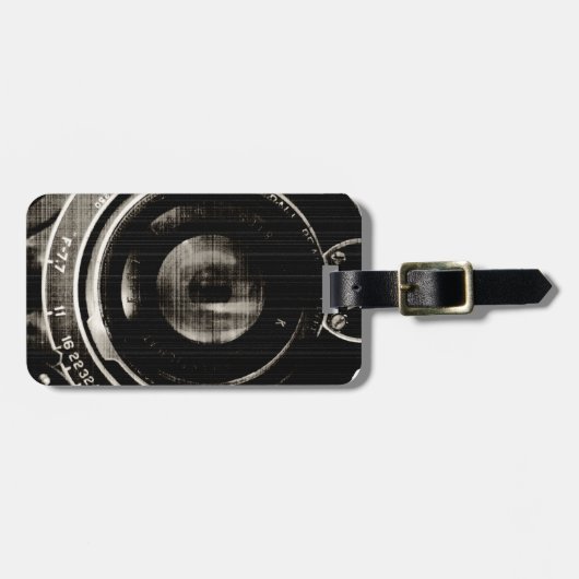  cameralens bagagelabel (Voorkant horizontaal)